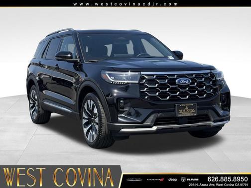 AGATE BLACK METALLIC 2025 Ford Explorer Platinum