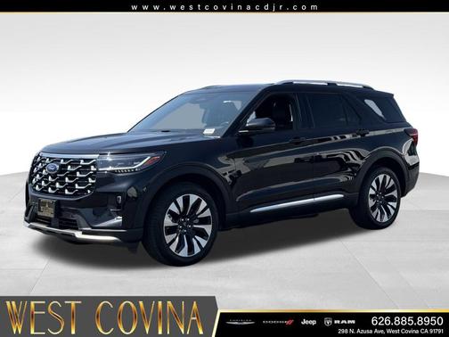 AGATE BLACK METALLIC 2025 Ford Explorer Platinum