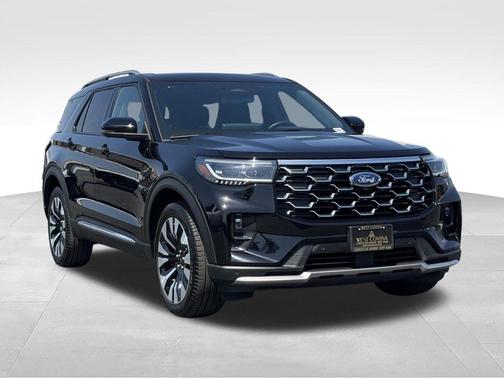 AGATE BLACK METALLIC 2025 Ford Explorer Platinum