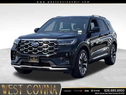 AGATE BLACK METALLIC 2025 Ford Explorer Platinum