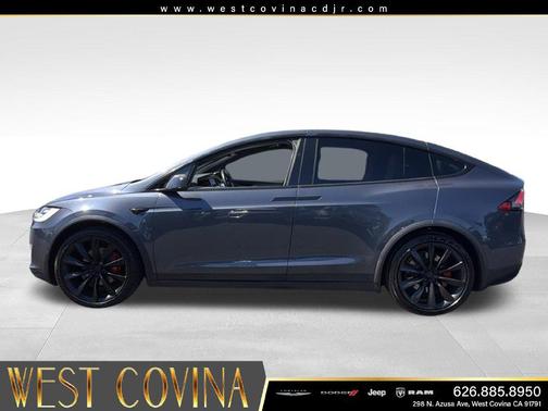 Gray 2020 Tesla Model X Performance Dual Motor All-Wheel Drive