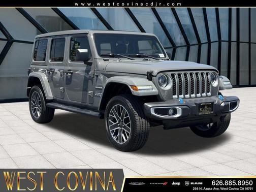 Sting-Gray Clearcoat 2023 Jeep Wrangler 4xe Sahara