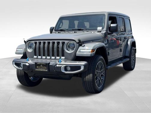 Sting-Gray Clearcoat 2023 Jeep Wrangler 4xe Sahara