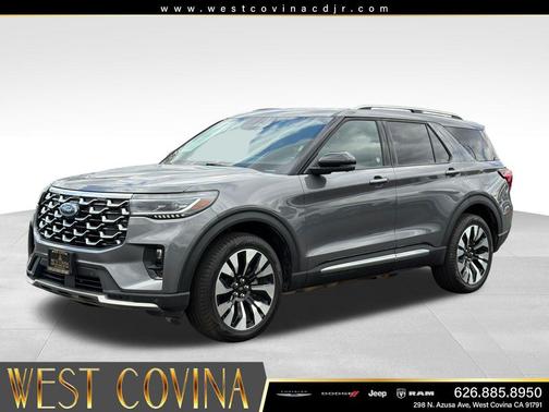 CARBONIZED GRAY METALLIC 2025 Ford Explorer Platinum
