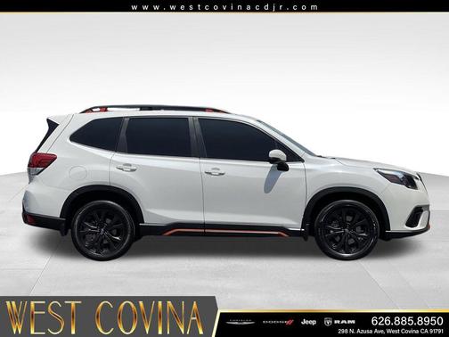 Crystal White Pearl 2023 Subaru Forester Sport