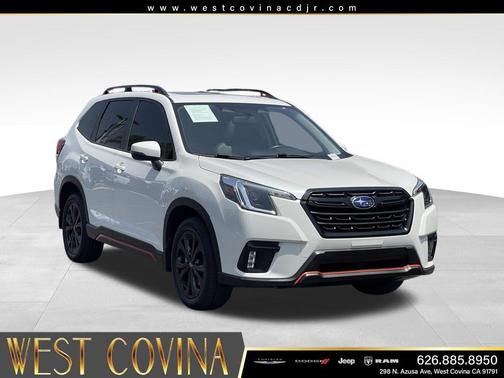 Crystal White Pearl 2023 Subaru Forester Sport