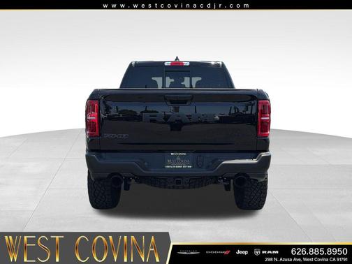 Diamond Black Crystal Pearlcoat 2026 RAM 1500 RHO Crew Cab 4x4 5'7' Box