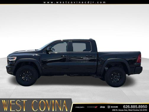 Diamond Black Crystal Pearlcoat 2026 RAM 1500 RHO Crew Cab 4x4 5'7' Box