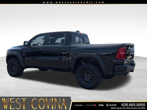 Diamond Black Crystal Pearlcoat 2026 RAM 1500 RHO Crew Cab 4x4 5'7' Box