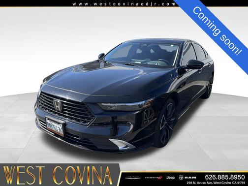 Crystal Black Pearl 2024 Honda Accord Hybrid Touring
