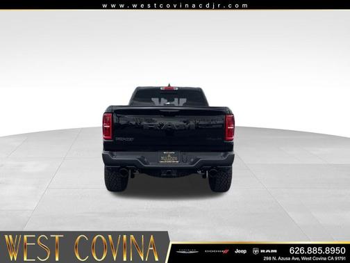 Diamond Black Crystal Pearlcoat 2026 RAM 1500 RHO Crew Cab 4x4 5'7' Box