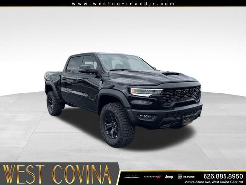 Diamond Black Crystal Pearlcoat 2026 RAM 1500 RHO Crew Cab 4x4 5'7' Box