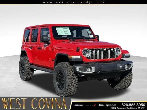 Firecracker Red Clearcoat 2025 Jeep Wrangler 4-Door Sahara 4x4