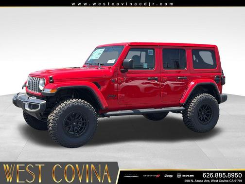Firecracker Red Clearcoat 2025 Jeep Wrangler 4-Door Sahara 4x4