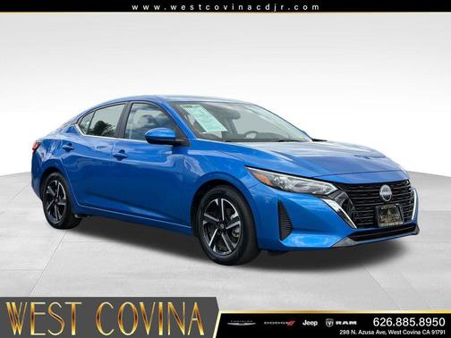 Electric Blue Metallic 2025 Nissan Sentra SV