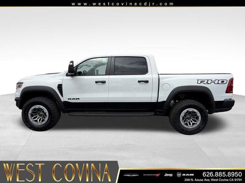 Bright White Clearcoat 2026 RAM 1500 RHO Crew Cab 4x4 5'7' Box