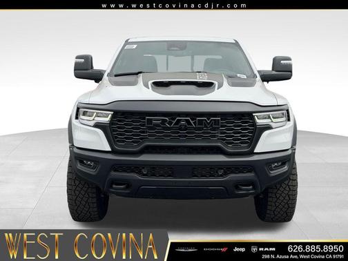 Bright White Clearcoat 2026 RAM 1500 RHO Crew Cab 4x4 5'7' Box
