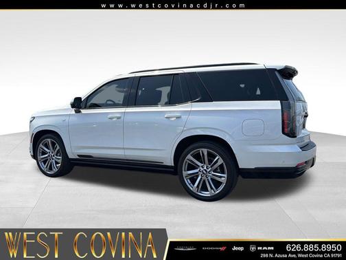 Crystal White Tricoat 2025 Cadillac Escalade Sport Platinum