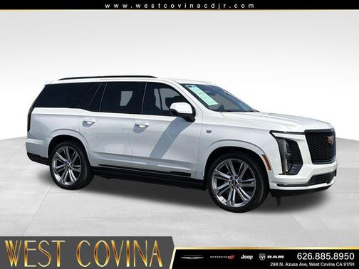 Crystal White Tricoat 2025 Cadillac Escalade Sport Platinum