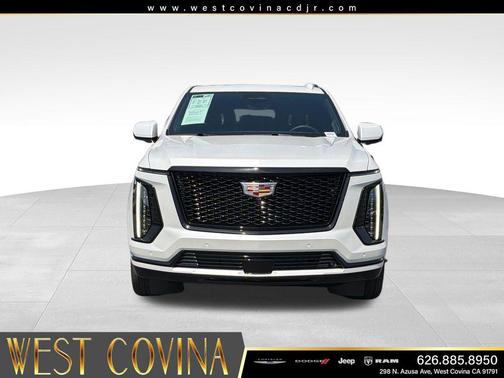 Crystal White Tricoat 2025 Cadillac Escalade Sport Platinum
