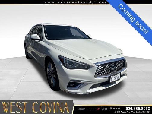 Majestic White 2021 INFINITI Q50 3.0t LUXE