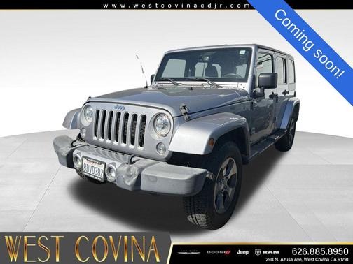 Billet Silver Metallic Clearcoat 2018 Jeep Wrangler JK Unlimited Sahara