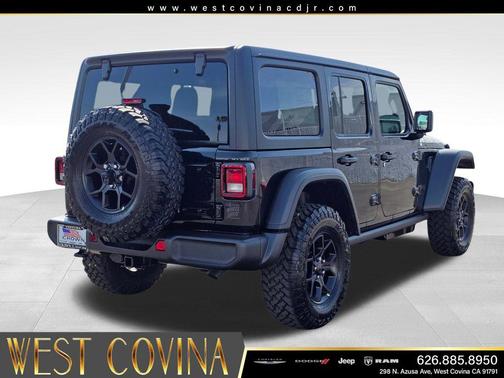 Black Clearcoat 2026 Jeep Wrangler Willys