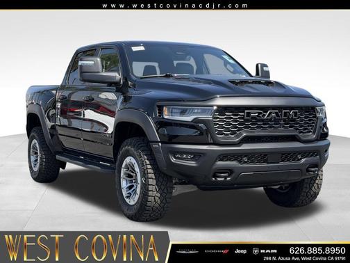 Diamond Black Crystal Pearlcoat 2026 RAM 1500 RHO Crew Cab 4x4 5'7' Box