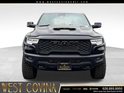 Diamond Black Crystal Pearlcoat 2026 RAM 1500 RHO Crew Cab 4x4 5'7' Box