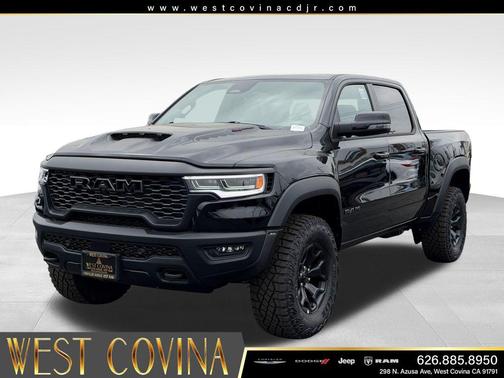 Diamond Black Crystal Pearlcoat 2026 RAM 1500 RHO Crew Cab 4x4 5'7' Box