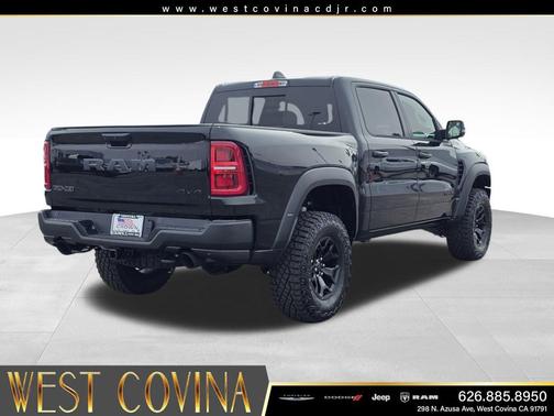 Diamond Black Crystal Pearlcoat 2026 RAM 1500 RHO Crew Cab 4x4 5'7' Box