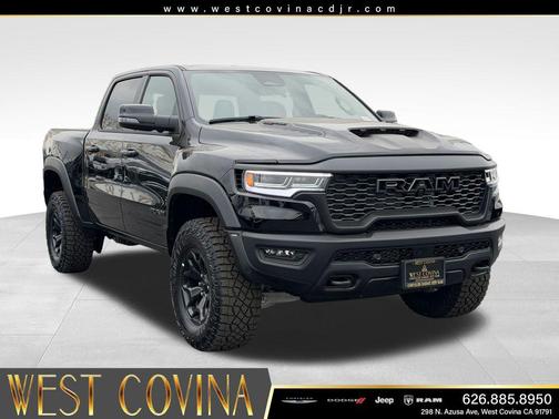 Diamond Black Crystal Pearlcoat 2026 RAM 1500 RHO Crew Cab 4x4 5'7' Box