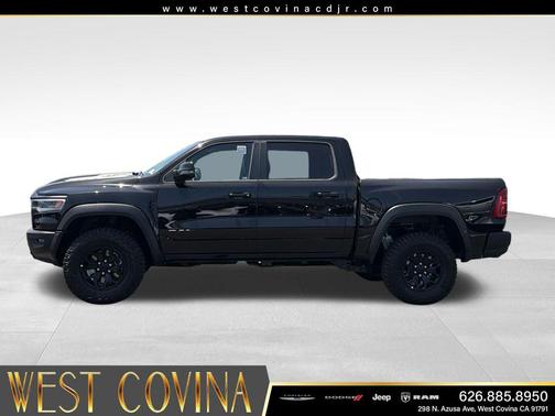 Diamond Black Crystal Pearlcoat 2026 RAM 1500 RHO Crew Cab 4x4 5'7' Box