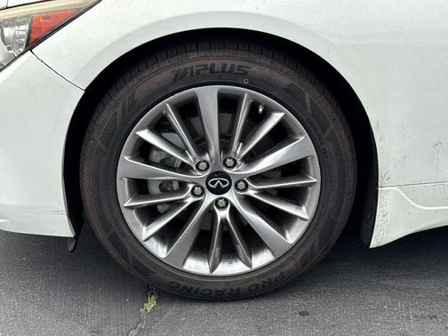 Majestic White 2021 INFINITI Q50 3.0t LUXE