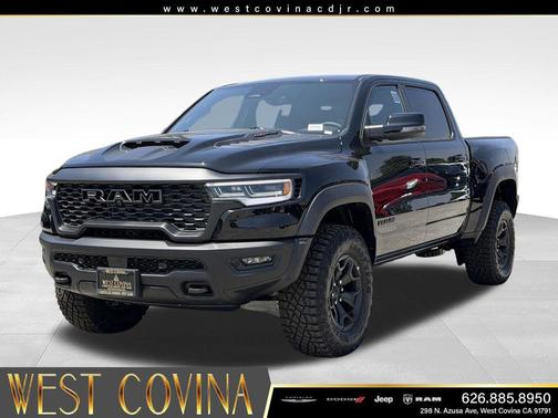 Diamond Black Crystal Pearlcoat 2026 RAM 1500 RHO Crew Cab 4x4 5'7' Box