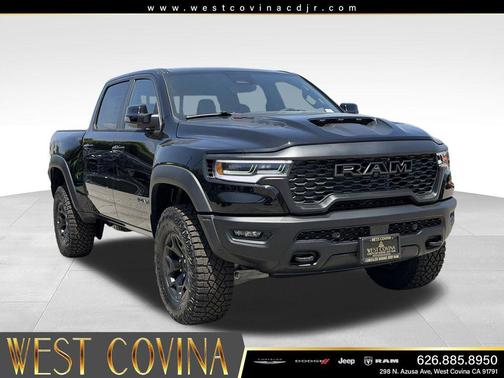 Diamond Black Crystal Pearlcoat 2026 RAM 1500 RHO Crew Cab 4x4 5'7' Box