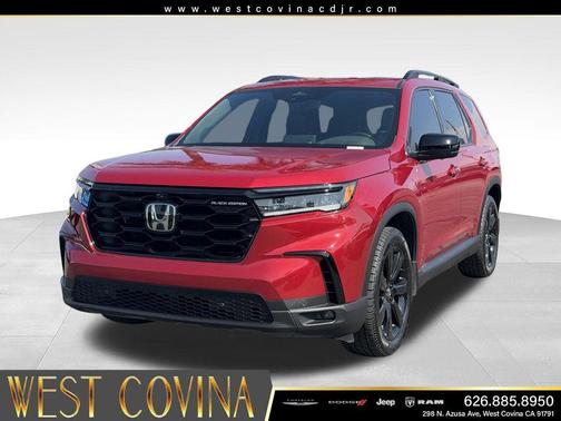 Radiant Red 2025 Honda Pilot Black Edition