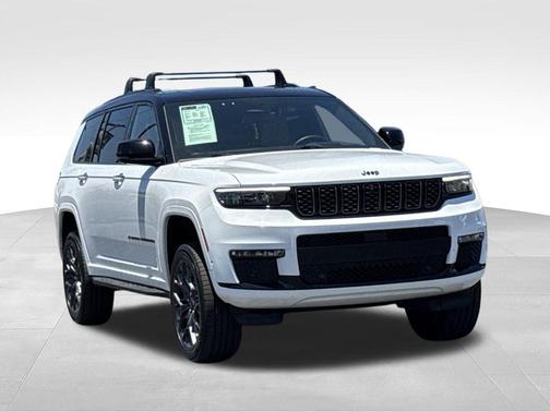 Bright White Clearcoat 2023 Jeep Grand Cherokee L Summit Reserve