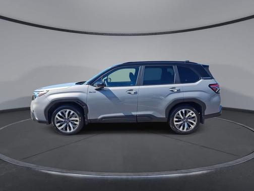 River Rock Pearl/Crystal Black Silica 2025 Subaru Forester Hybrid Touring