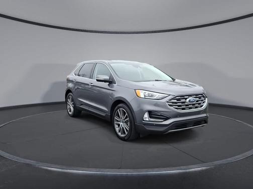 CARBONIZED GRAY 2021 Ford Edge Titanium