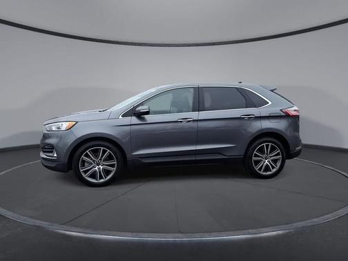 CARBONIZED GRAY 2021 Ford Edge Titanium