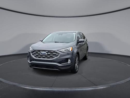 CARBONIZED GRAY 2021 Ford Edge Titanium