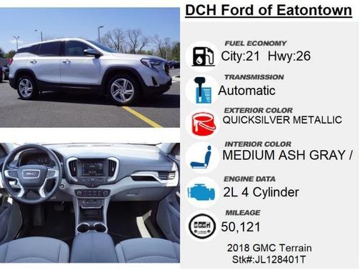 Quicksilver Metallic 2018 GMC Terrain SLE