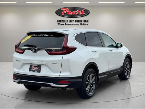 Platinum White 2022 Honda CR-V AWD EX-L
