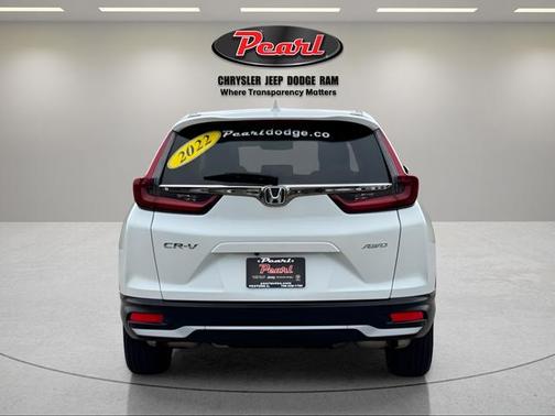 Platinum White 2022 Honda CR-V AWD EX-L