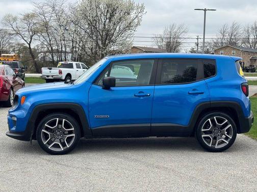 Brilliant Blue Metallic Clear Coat 2020 Jeep Renegade Sport