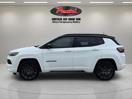 Bright White Clearcoat 2023 Jeep Compass High Altitude