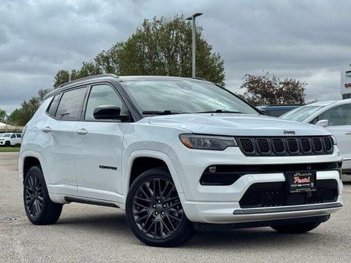 Bright White Clearcoat 2023 Jeep Compass High Altitude