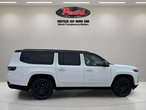 Bright White Clearcoat 2026 Jeep Grand Wagoneer L Summit Obsidian 4x4