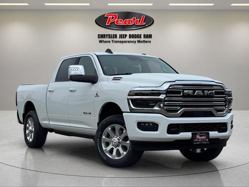 Bright White Clearcoat 2026 RAM 2500 Laramie Crew Cab 4x4 6'4' Box